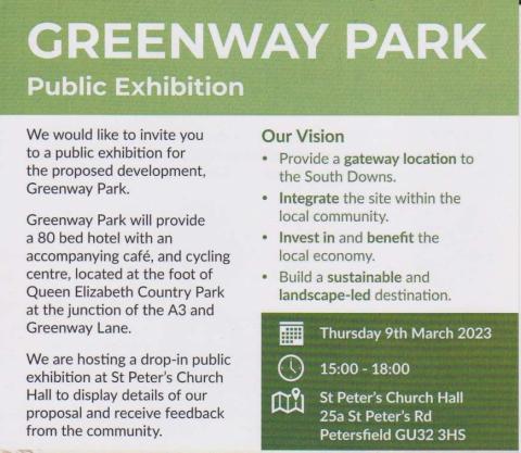 Greenway Park flyer