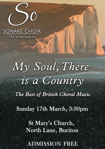 Sonare Concert Poster