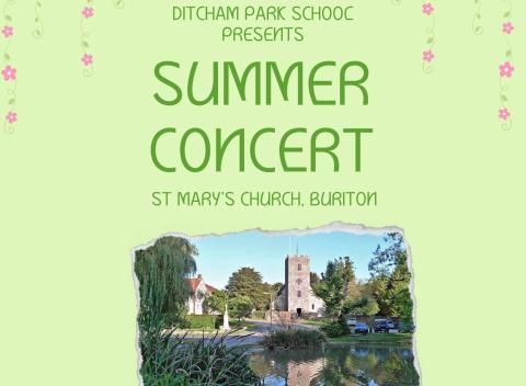 Ditcham Concert poster